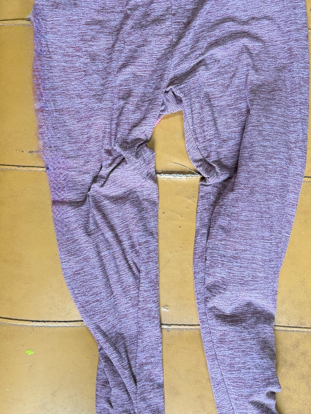 No Boundaries Heathered Wine Leggings